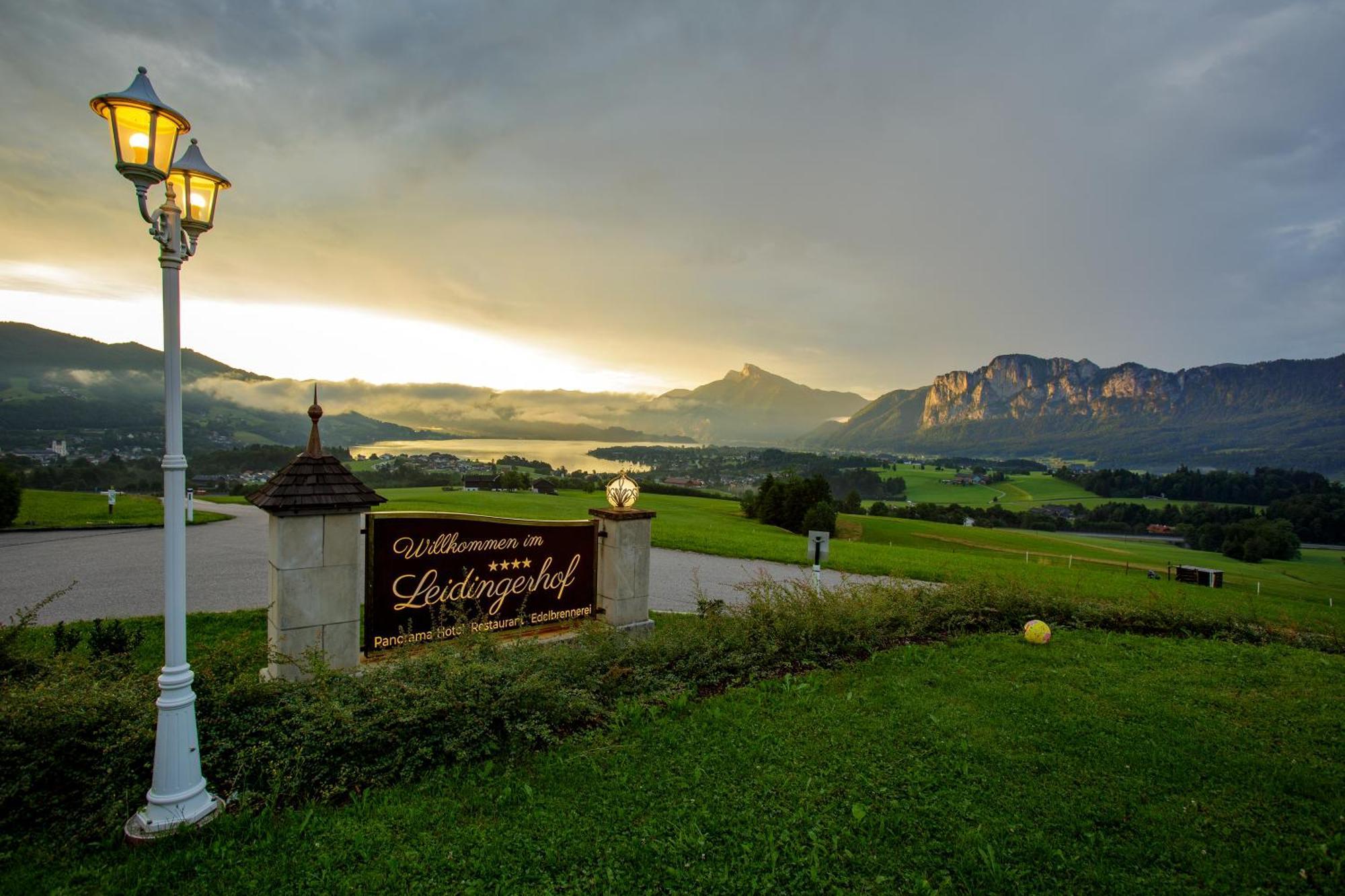 Panorama Hotel Gasthof Leidingerhof Mondsee Luaran gambar