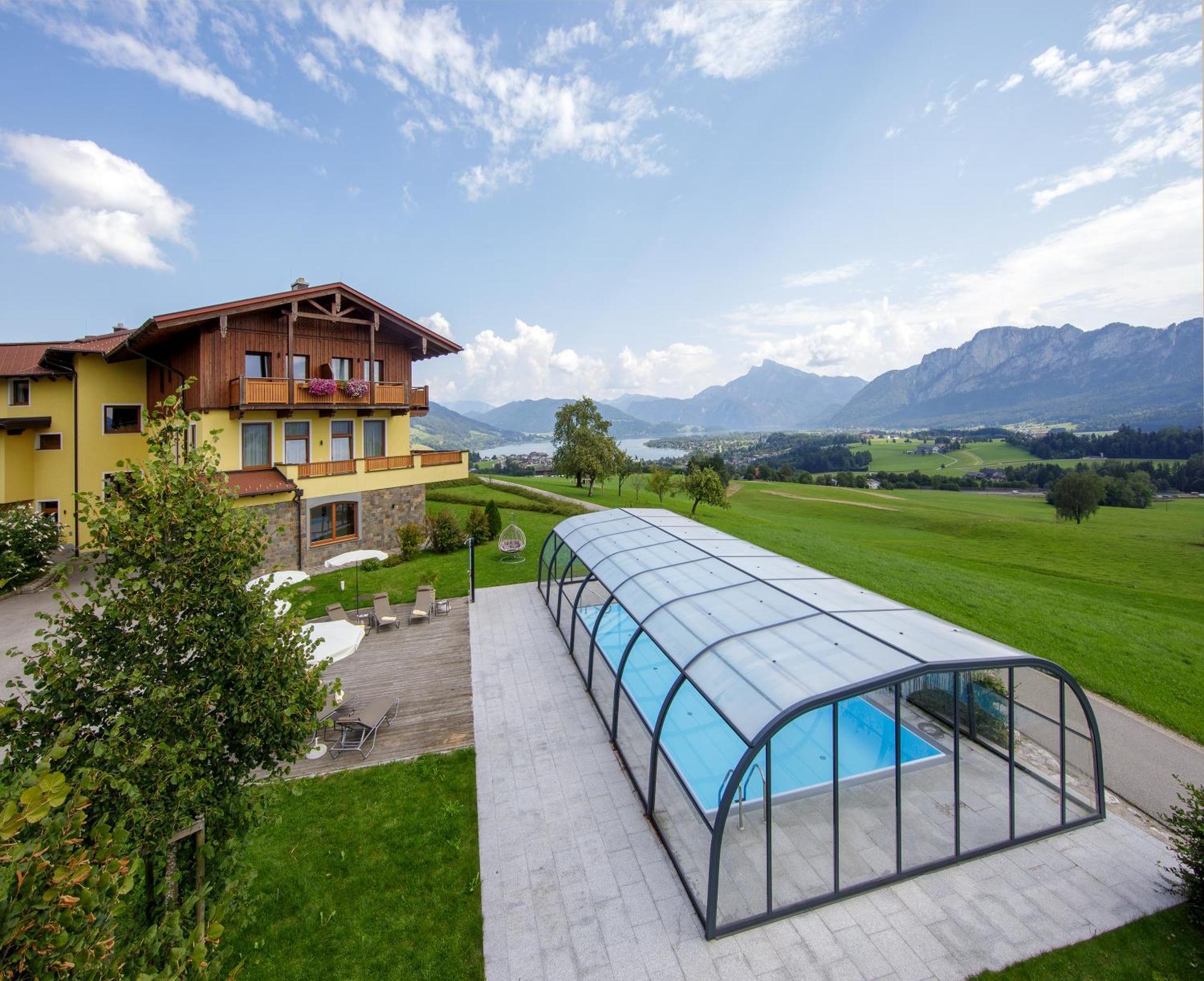 Panorama Hotel Gasthof Leidingerhof Mondsee Luaran gambar